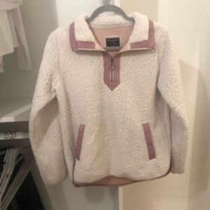 Abercrombie & Fitch Sherpa pullover sweatshirt
